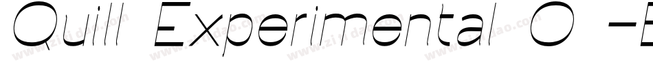 Quill Experimental O -BRK-字体转换